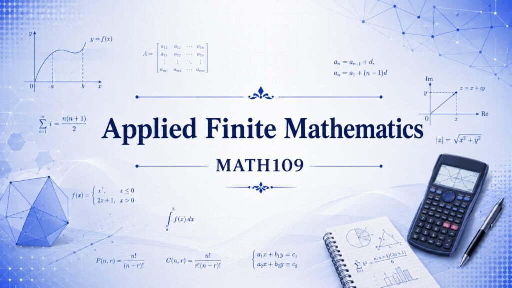 MATH109 (Applied Finite Mathematics)