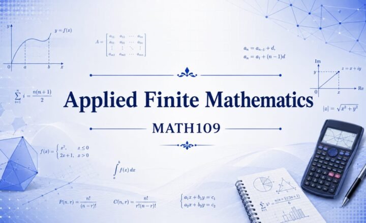 MATH109 (Applied Finite Mathematics)